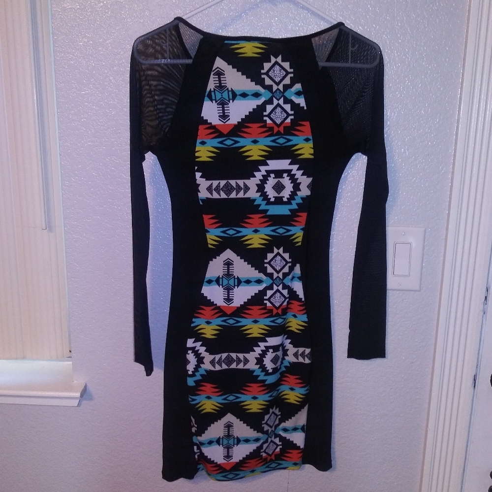 Tribal print dress